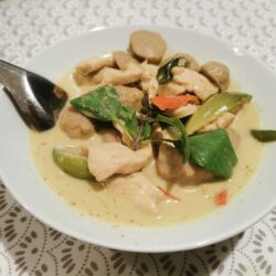 Curry vert au Tofu (Kaeng Kiaw Wan tofu)